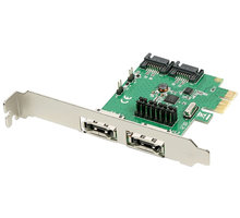 AXAGON PCIe řadič 2x int./ext. SATA III 6G ASMedia_1034106069