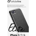 CellularLine ochranný kryt Elite pro Apple iPhone 6/7/8/SE (2020), PU kůže, černá