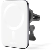 EPICO ultratenká bezdrátová autonabíječka, MagSafe kompatibilní, stříbrná / bílá_1469549