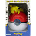 Budík Pokémon - Pikachu &amp; Pokéball, digitální, svítící, stolní_2099600845