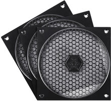 SilverStone FF121B, 120x120, Grille and Filter Kit 3-pack SST-FF121B - Bundle
