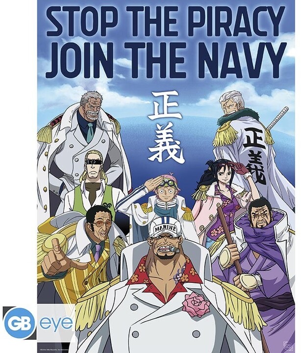 Plakát One Piece - Marine Army (52x38)_39756806