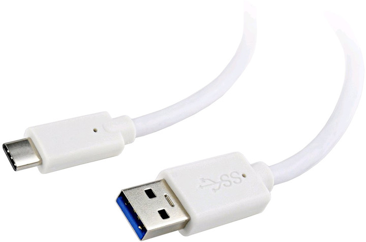 Gembird CABLEXPERT kabel USB 3.0 AM na Type-C kabel (AM/CM), 1,8m, bílá_1943566328