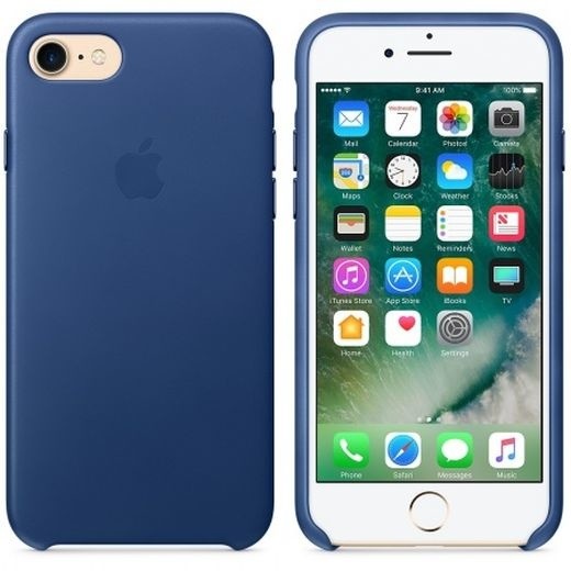 Apple iPhone 7 Leather Case, Sapphire_855790406