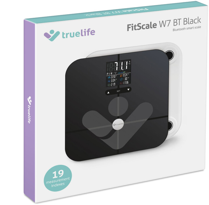 TrueLife FitScale W7 BT - Bioelektrická impedanční váha - černá_1159581014