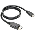 C-TECH kabel DisplayPort/HDMI, 3m, černá
