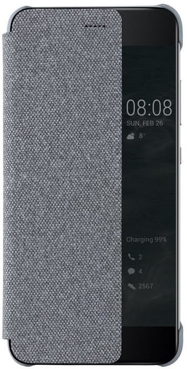 Huawei Original S-View Pouzdro pro P10 Plus, světle šedá_237449126