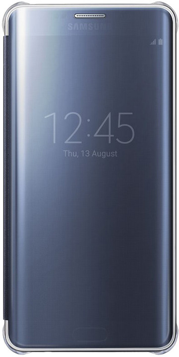 Samsung flipové pouzdro Clear View pro Samsung Galaxy S6 Edge+, černá_1172683826