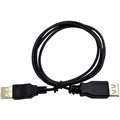 C-TECH kabel USB A-A 1,8m 2.0 prodlužovací, černá_1602436238