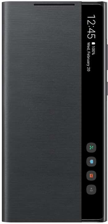 Samsung flipové pouzdro Clear View pro Samsung Galaxy Note20, černá_851909699