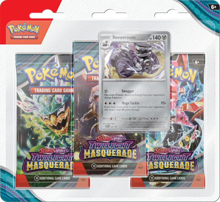 Karetní hra Pokémon TCG: SV06 Twilight Masquerade - 3 Blister Booster_1566911492