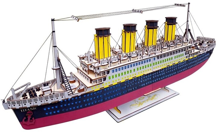 Stavebnice Woodcraft - Titanic, dřevěná_619515115