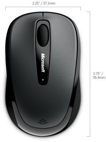 Microsoft Wireless Mobile Mouse 3500, černá_737276387