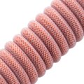 CableMod Classic Coiled Cable, USB-C/USB-A, 1,5m, Orangesicle_197215501