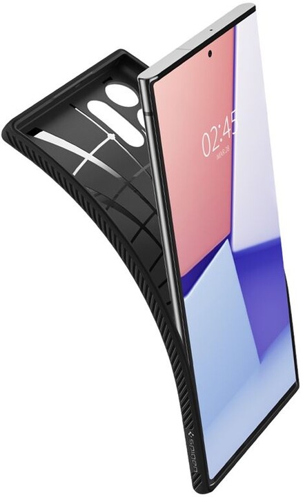 Spigen ochranný kryt Liquid Air pro Samsung Galaxy S22 Ultra, černá_2006221267