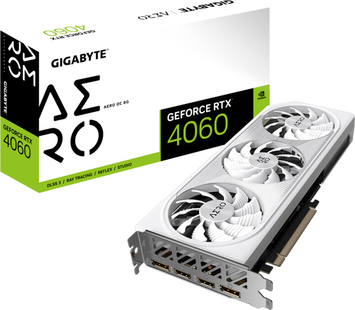 GIGABYTE GeForce RTX 4060 AERO OC 8G, 8GB GDDR6_1543018643