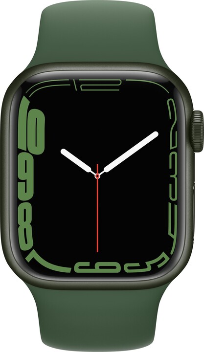 Apple Watch Series 7 GPS 41mm, Green, Clover Sport Band_1060509420