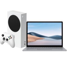 Microsoft Surface Laptop 4 (15"), platinová + Xbox Series S, 512GB - výhodný set Poukaz 200 Kč na nákup na Mall.cz + O2 TV HBO a Sport Pack na dva měsíce