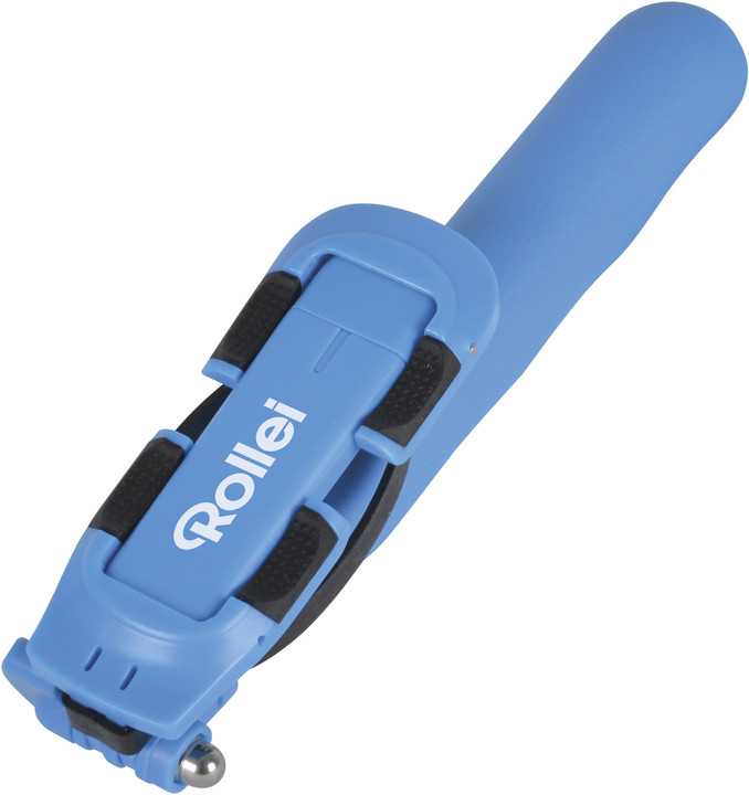 Rollei 4 Me/ Selfie tyčka pro telefony, integrovaný BT, modrá_878541586