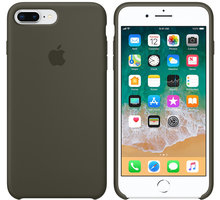Apple silikonový kryt na iPhone 8 Plus / 7 Plus, tmavě olivová_1732808958