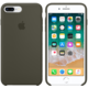 Apple silikonový kryt na iPhone 8 Plus / 7 Plus, tmavě olivová