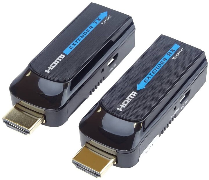 PremiumCord HDMI FULL HD extender na 50m přes 1x Cat6_174442441