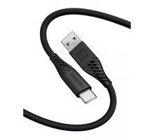 SWISSTEN datový kabel soft silicone USB-A - USB-C, 60W, 1.5m, černá_1186401750