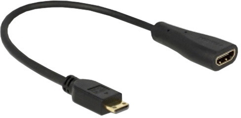 DeLock Cable High Speed HDMI with Ethernet - mini C male &gt; A female_1832728354