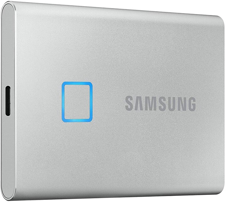 Samsung T7 Touch - 2TB, stříbrná