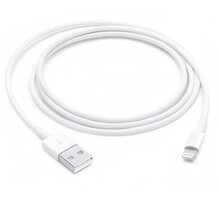 Apple kabel USB-A - Lightning, 1m, bílá MUQW3ZM/A