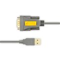 AXAGON USB2.0 - sériový RS-232 screw adapter 1,5m