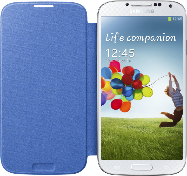 Samsung flip EF-FI950BCEG pro Galaxy S 4, modrá_1671190305
