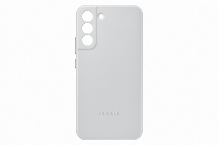 Samsung kožený zadní kryt pro Galaxy S22+, šedá_1256610827
