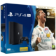 PlayStation 4 Pro, 1TB, černá + FIFA 18 Ronaldo Edition