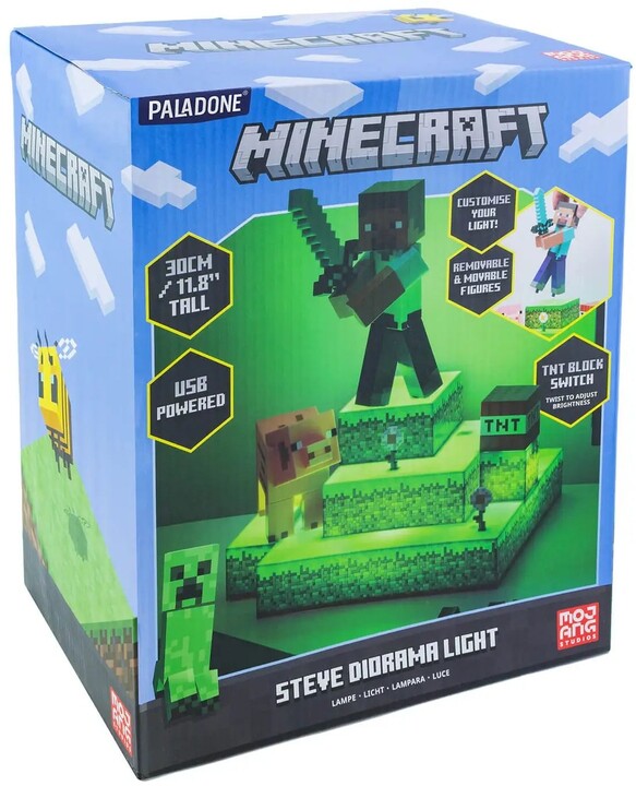 Lampička Minecraft - Steve Figural Light_1356175621