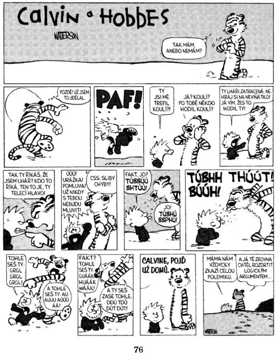 Komiks Calvin a Hobbes: Pod postelí něco slintá, 2.díl_512062660