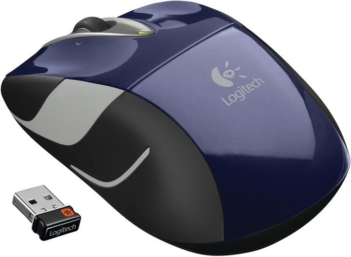 Logitech Wireless Mouse M525, modrá_801642528