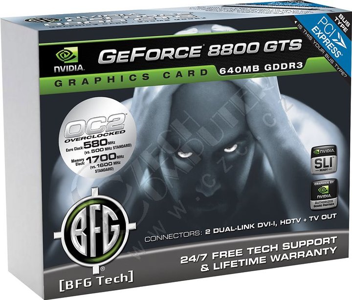 BFG GeForce 8800 GTS OC2 640MB, PCI-E_1531405664