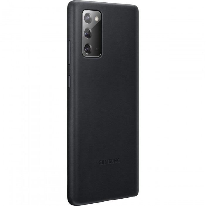 Samsung kožený kryt pro Samsung Galaxy Note20, černá_1804984940