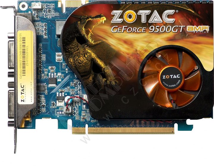 Zotac GeForce 9500GT AMP Edition, 512MB, PCI-E_570320479