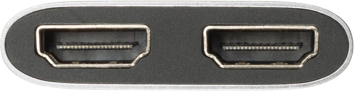 Xtorm adaptér USB-C - 2x HDMI, M/F, PD, 4K@60Hz, PD, 60W_1516191394