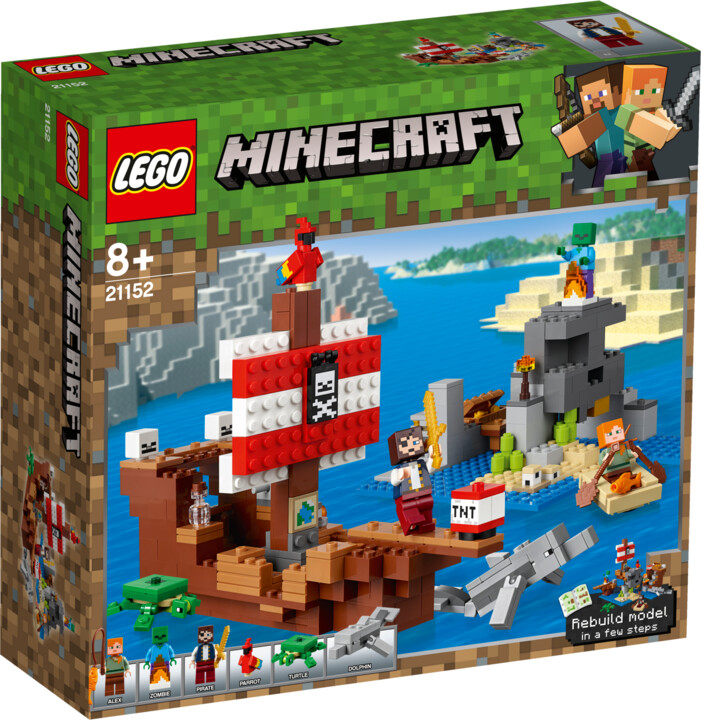 LEGO® Minecraft® 21152 Dobrodružství pirátské lodi_1998269999