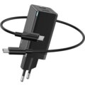 Baseus cestovní nabíječka GaN2, 2xUSB-C, 45W, černá + USB-C kabel, 60W_987982437