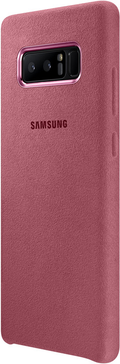 Samsung ochranný kryt z kůže Alcantara pro Note 8, růžová_816534793