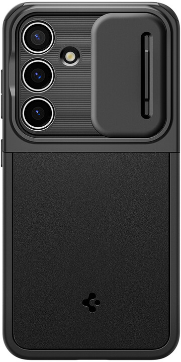 Spigen ochranný kryt Optik Armor s krytkou fotoaparátu pro Samsung Galaxy S24, černá_1076318633