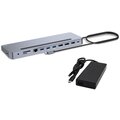 i-tec dokovací stanice USB-C Metal Ergonomic, 3x 4K Display, PD 100W + i-tec Universal Charger 100 W_2028362572