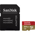 SanDisk Micro SDXC Extreme pro akční kamery 64GB 90MB/s UHS-I U3 + SD adaptér_1294856107