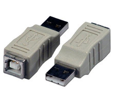 PremiumCord USB redukce A-B, Male/Female