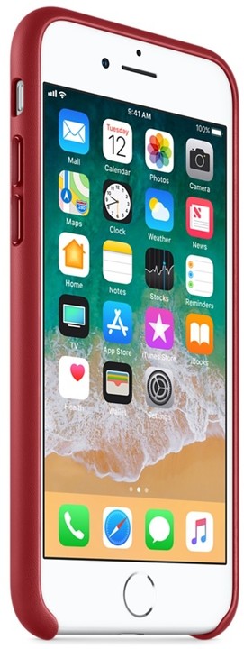 Apple kožený kryt na iPhone 8/7 (PRODUCT)RED, červená_284932824