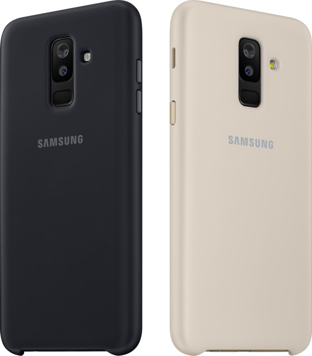 Samsung A6+ dvouvrstvý ochranný zadní kryt, zlatá_1155487031